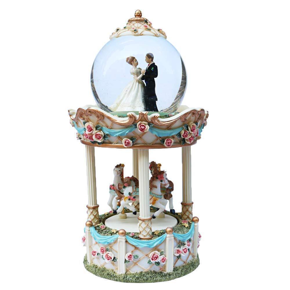 2150 Wedding March European Style Music Box Color Light Musical Cake